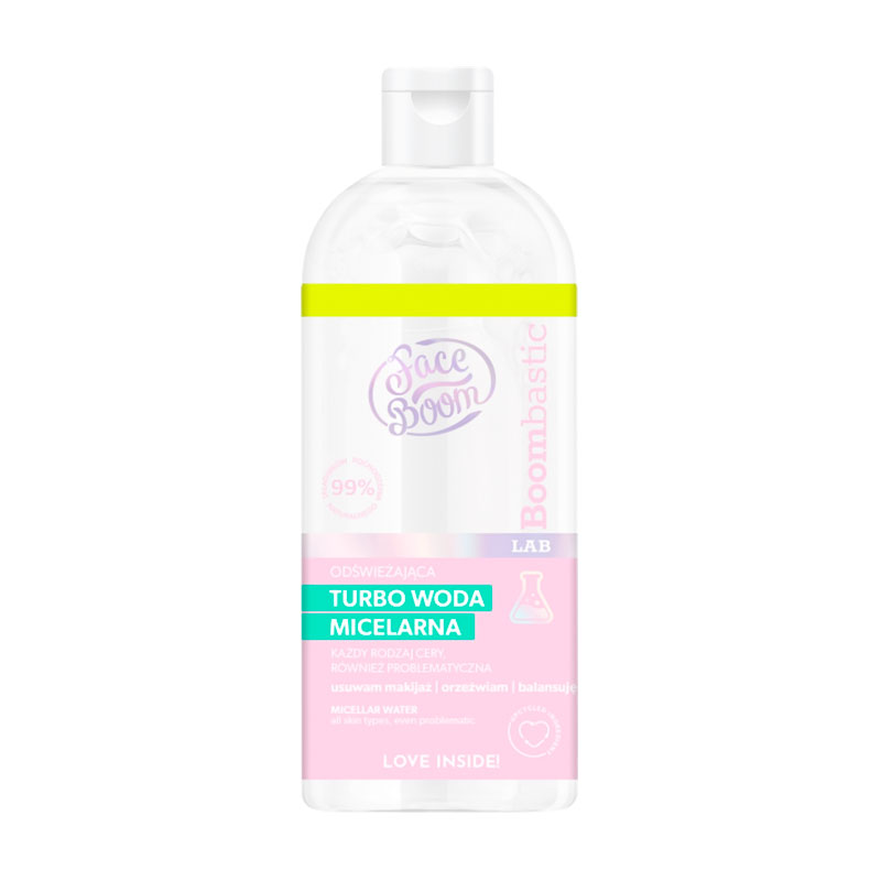 Освіжальна міцелярна рідина Face Boom Turbo Micellar Water, 400 мл